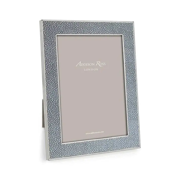 Addison Ross Faux Shagreen Picture Frame in Grey