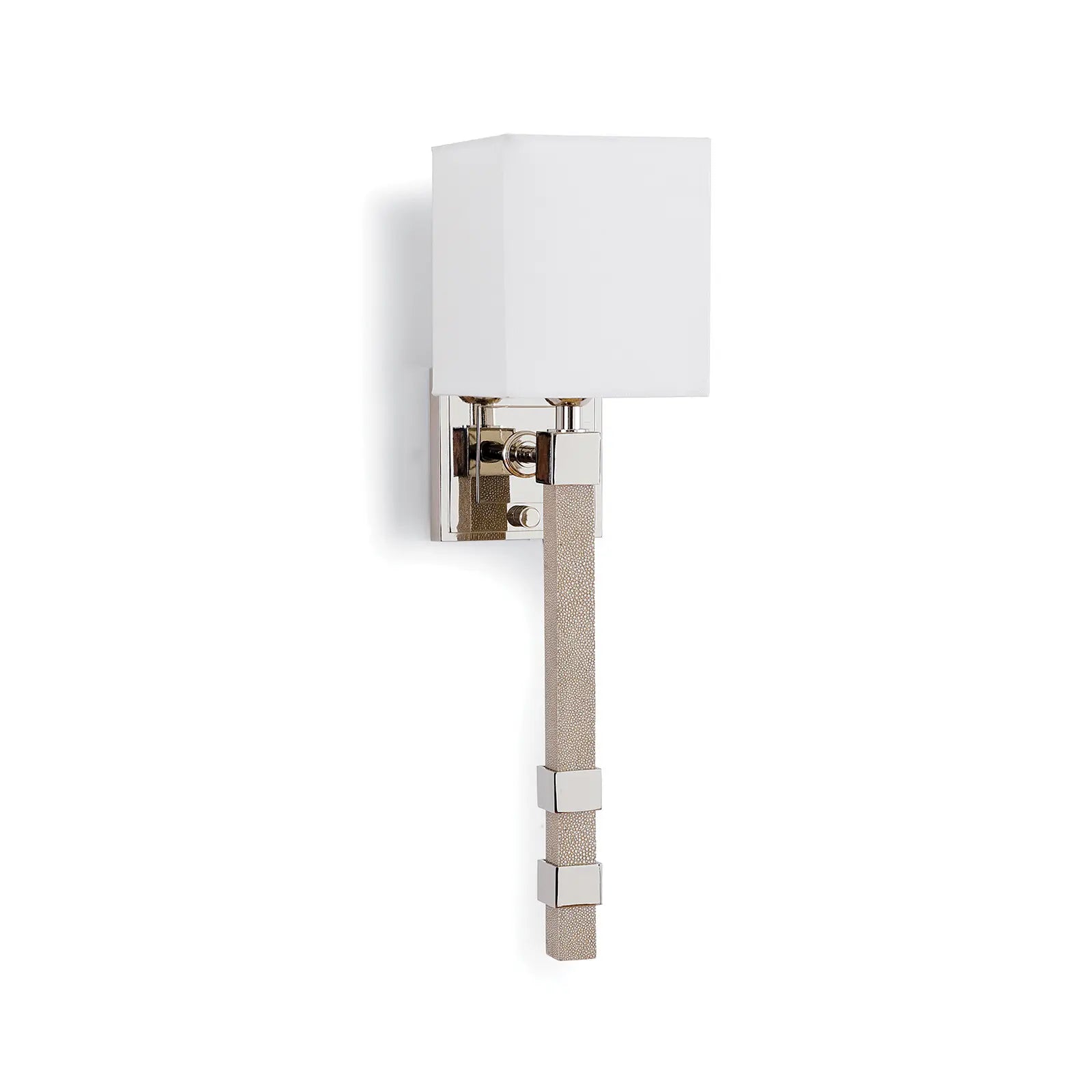  Regina Andrew Metro Sconce Ivory Grey Shagreen 