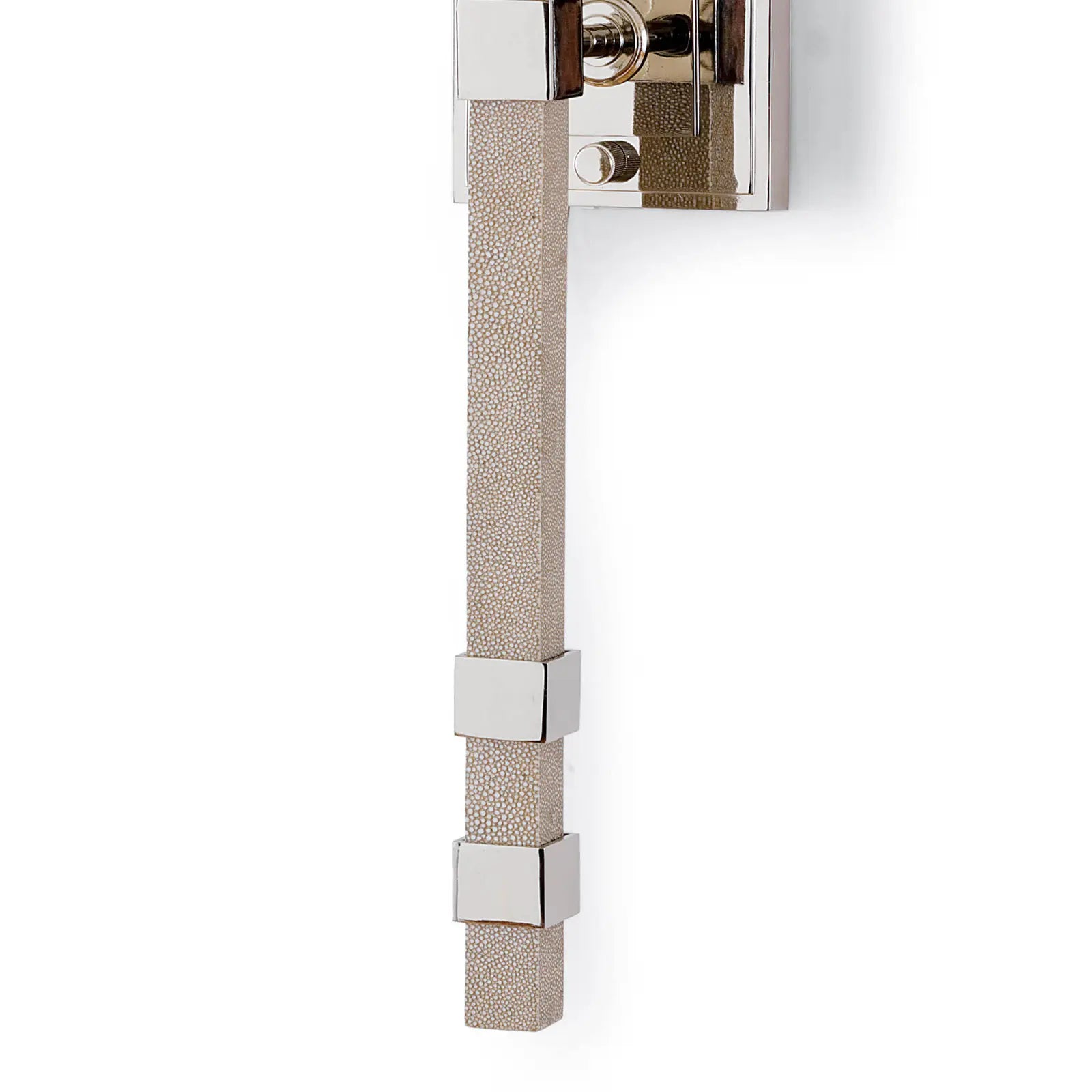  Regina Andrew Metro Sconce Ivory Grey Shagreen 