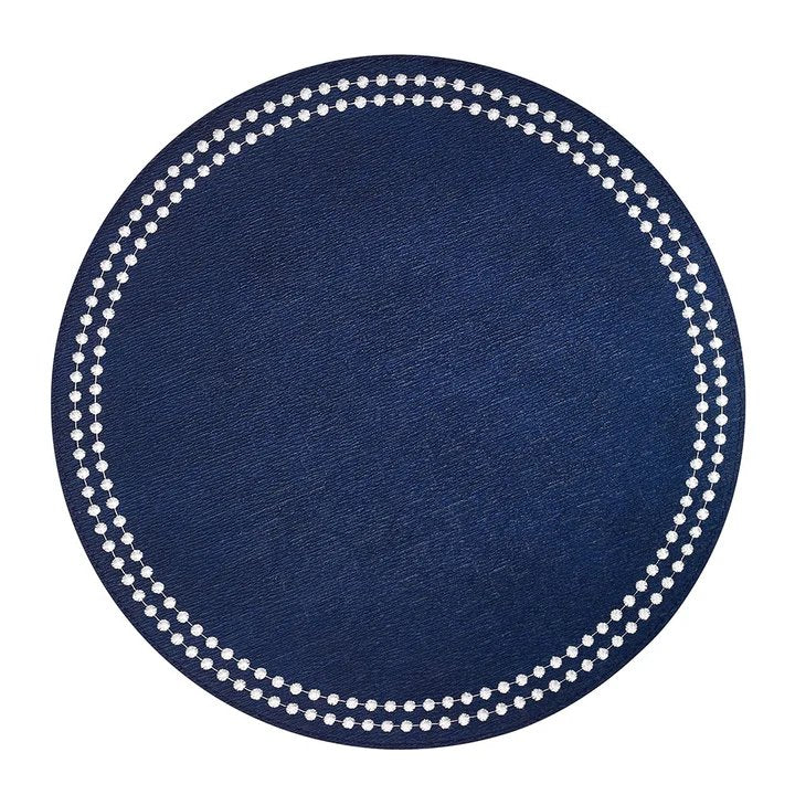 Bodrum Pearls Round Placemat - Set of 4