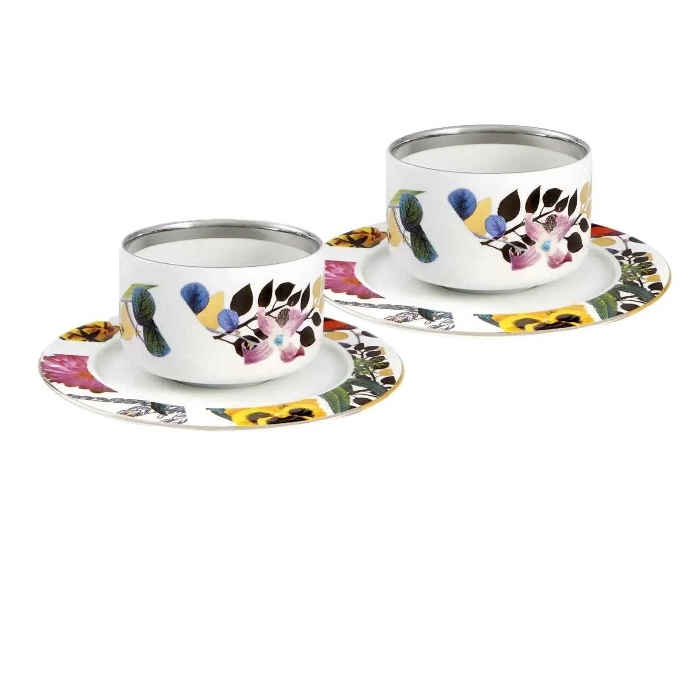 Vista Alegre Christian Lacroix Primavera Tea Cup & Saucer Set of 2