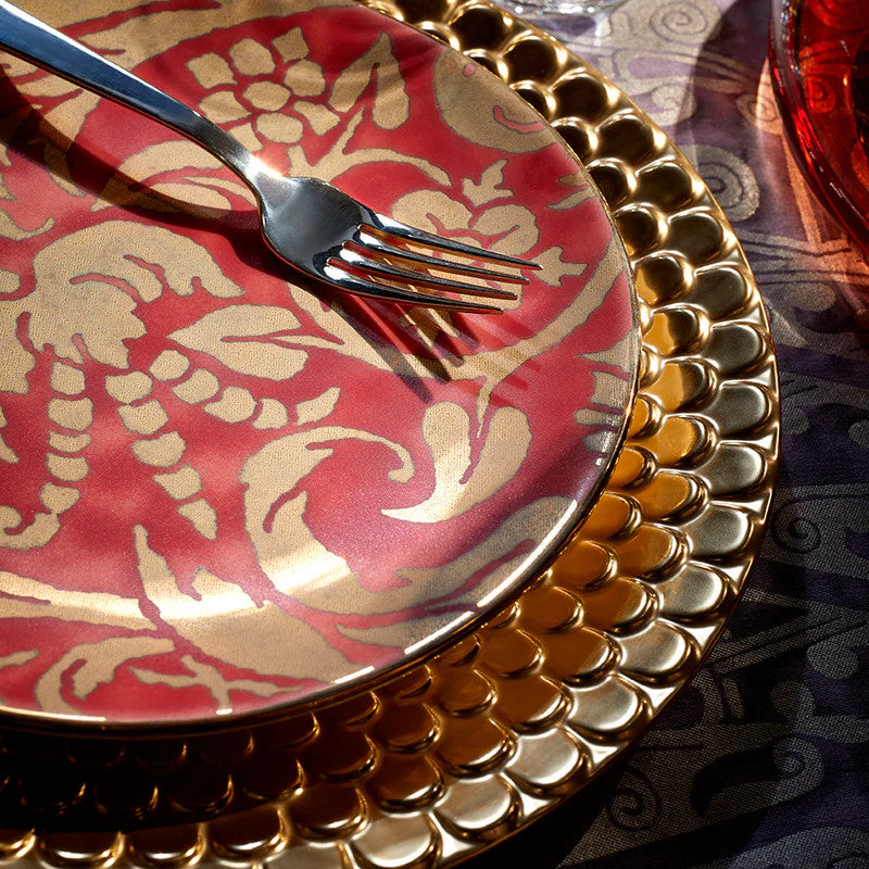 An image of L'Objet Fortuny Assorted Dessert Plates - Set of 4