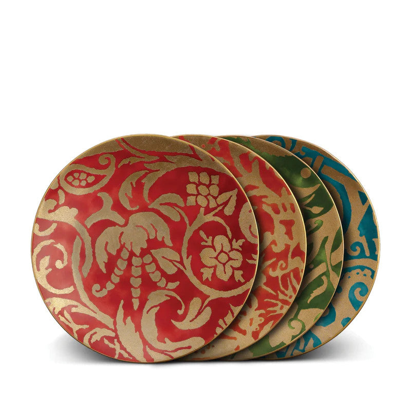 An image of L'Objet Fortuny Assorted Dessert Plates - Set of 4
