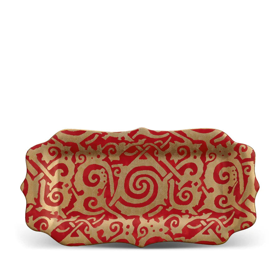 An image of L'Objet Fortuny Maori Rectangular Platter - Medium