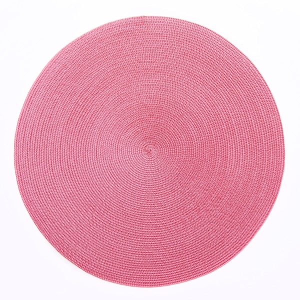 An image of Deborah Rhodes Braided Round Placemats - Set of 4