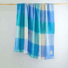 Avoca M117 Mohair Throw 56x72 - Sky