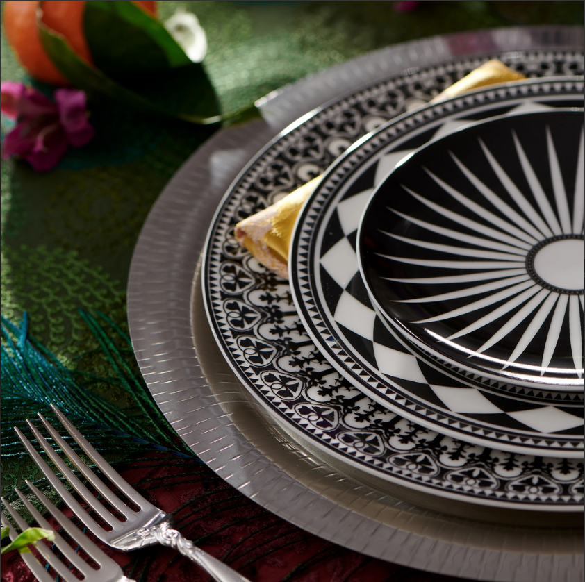 Caskata Casablanca Rimmed Dinner Plate
