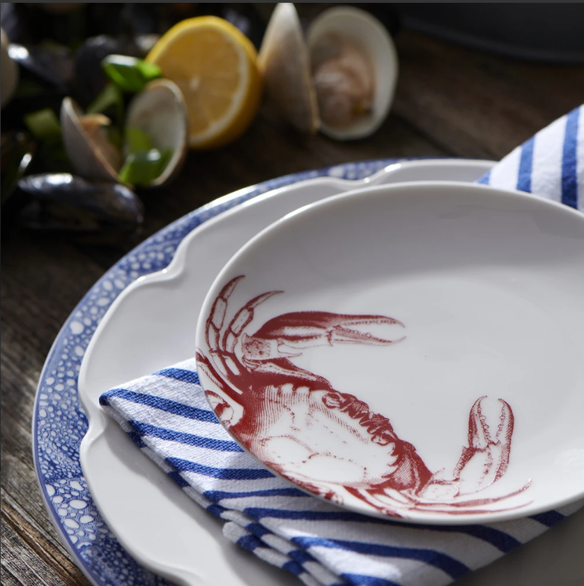 Caskata Crabs Red Canapes - Set of 4