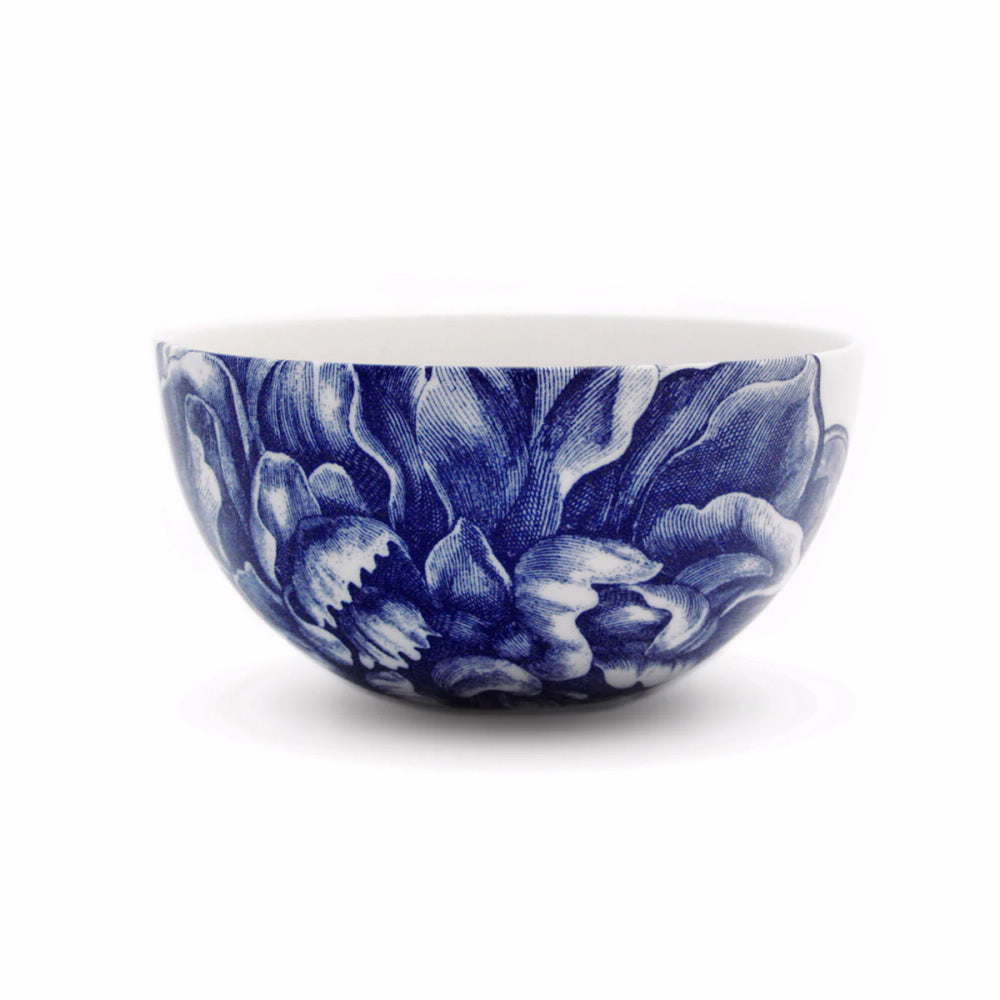 An image of Caskata Peony Blue 4 in Snack Bowl