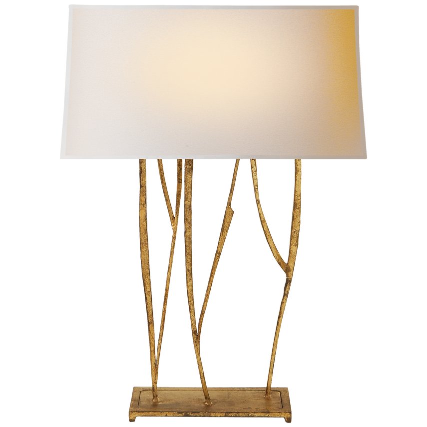 An image of Visual Comfort Aspen Console Lamp - Gilded Iron