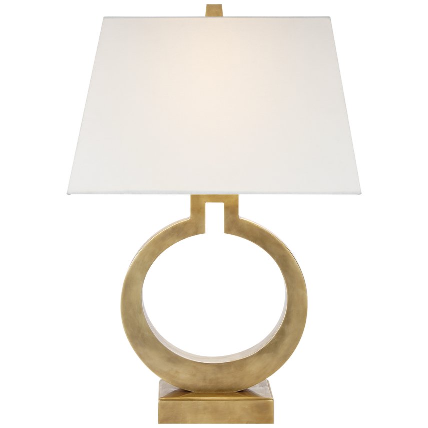 An image of Visual Comfort E.F. Chapman Ring Form Large Table Lamp