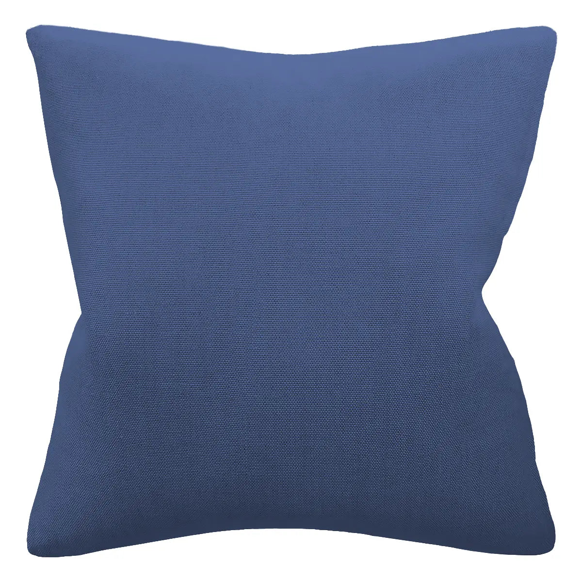 Ryan Studio Slubby Linen Piped Decorative Pillow in Denim