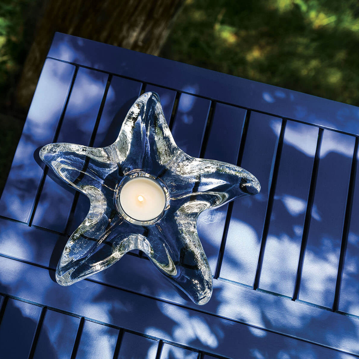 An image of Simon Pearce Starfish Tealight in Gift Box