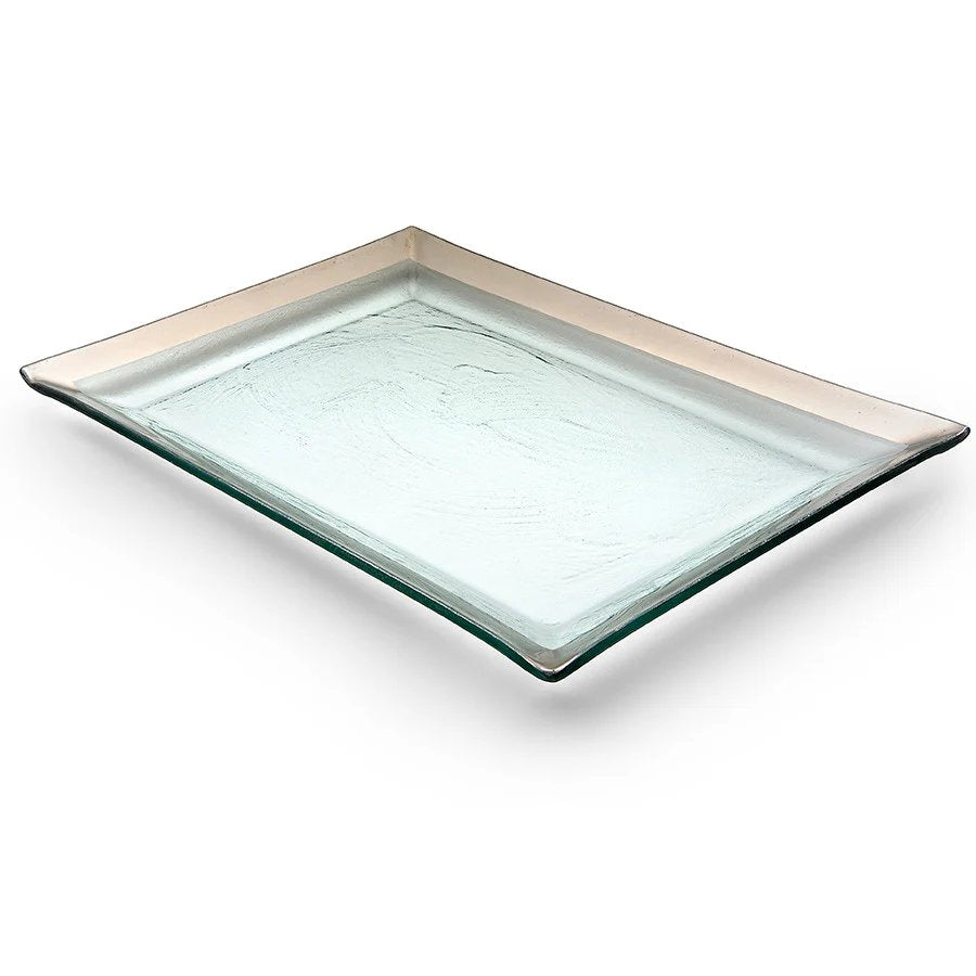 Annieglass Roman Antique Martini Tray