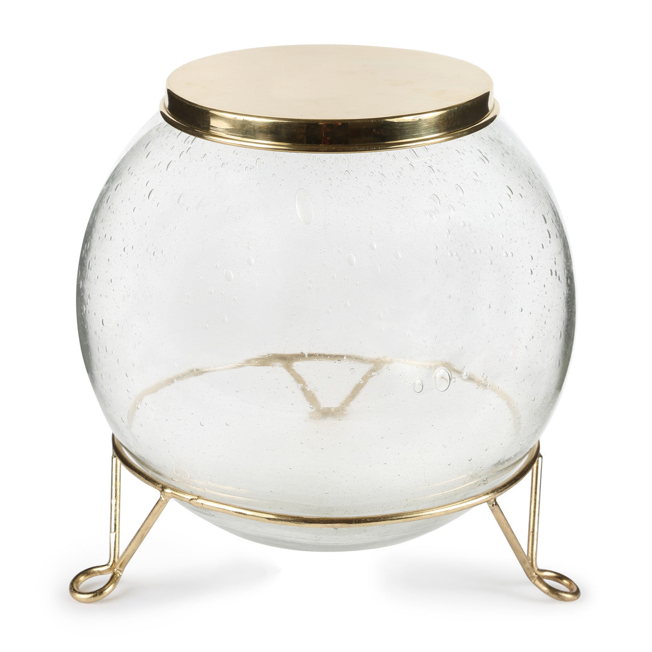Sir/Madame Scullery Jar - Seaded Glass & Brass