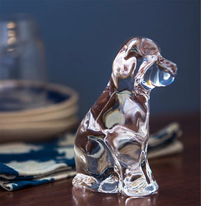 Simon Pearce Dog in Gift Box