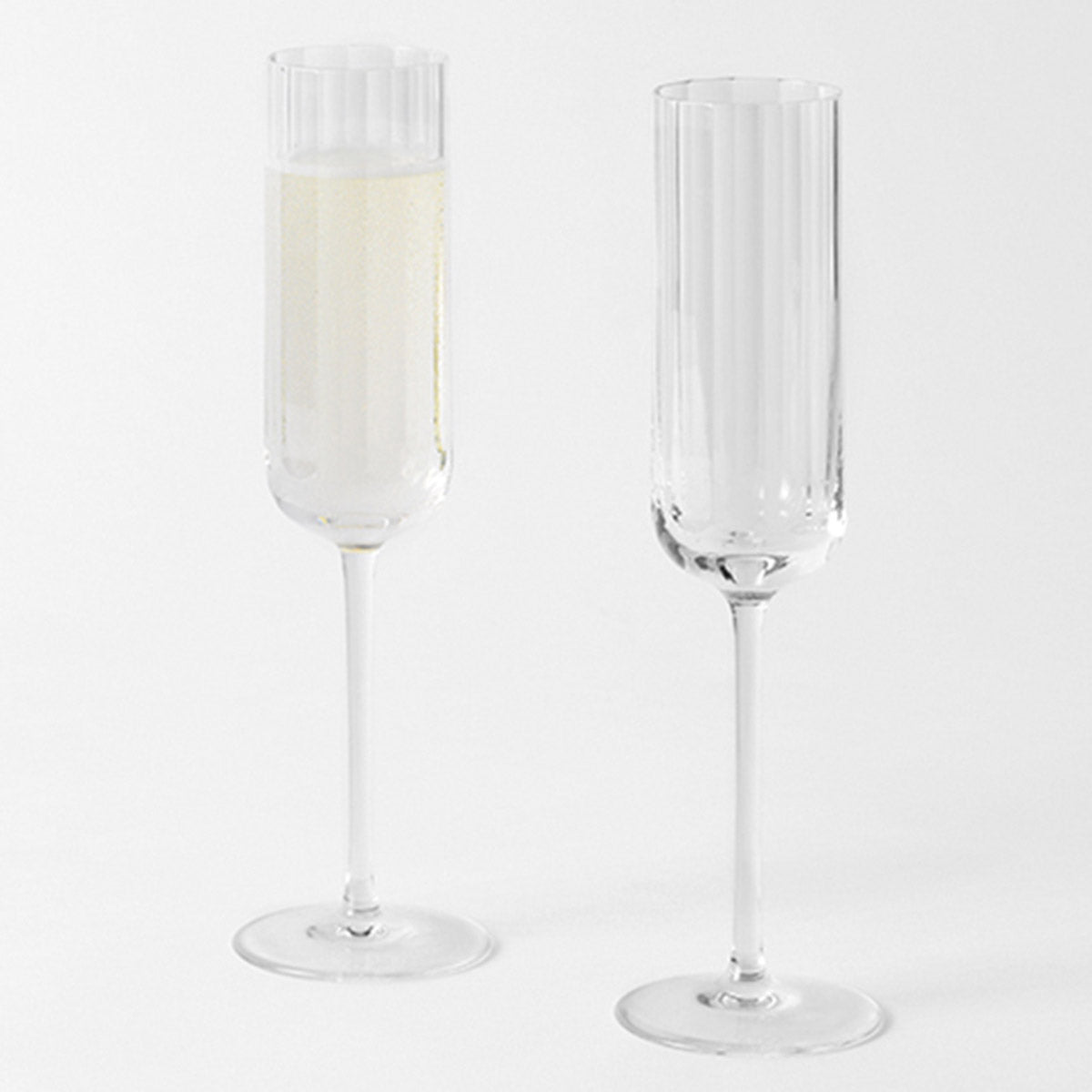 Richard Brendon Fluted Cut Crystal Collection Champagne Flute