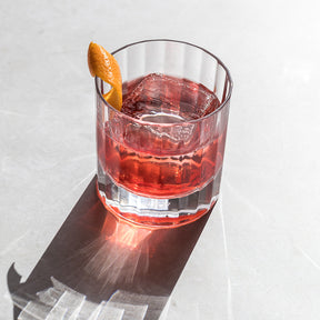Richard Brendon Fluted Cut Crystal Collection  Double Old Fashioned Glass