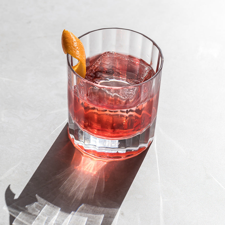 Richard Brendon Fluted  Double Old Fashioned Glass