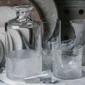 Richard Brendon Diamond Cut Crystal Collection Large Decanter