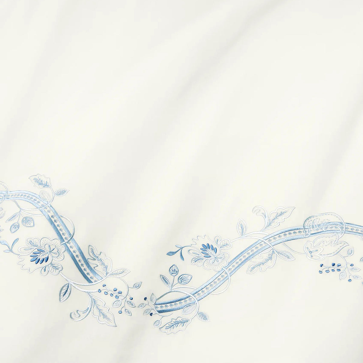 An image of Sferra Isabella Embroidered Duvet Cover