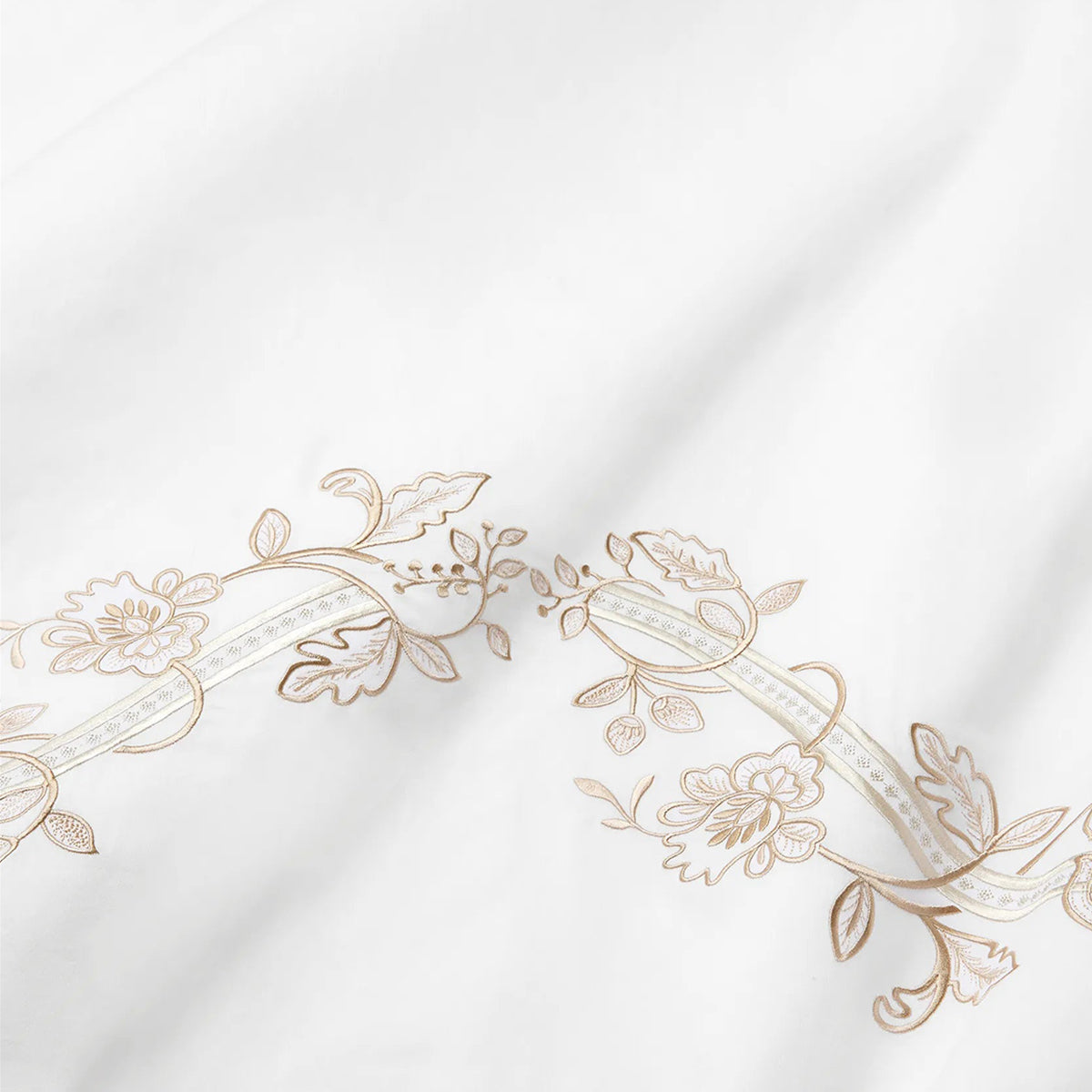 An image of Sferra Isabella Embroidered Duvet Cover