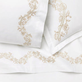 Sferra Isabella Embroidered Flat Sheet