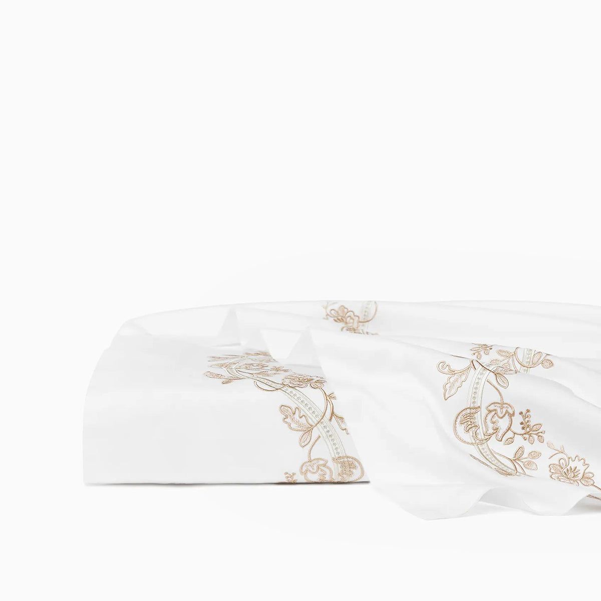 An image of Sferra Isabella Embroidered Flat Sheet