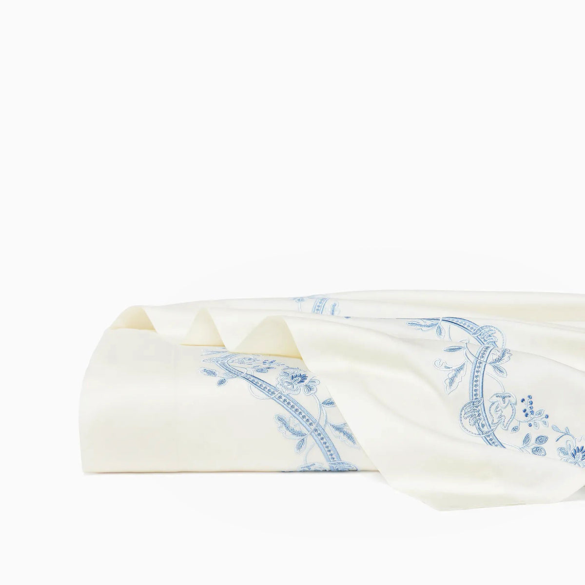 An image of Sferra Isabella Embroidered Flat Sheet