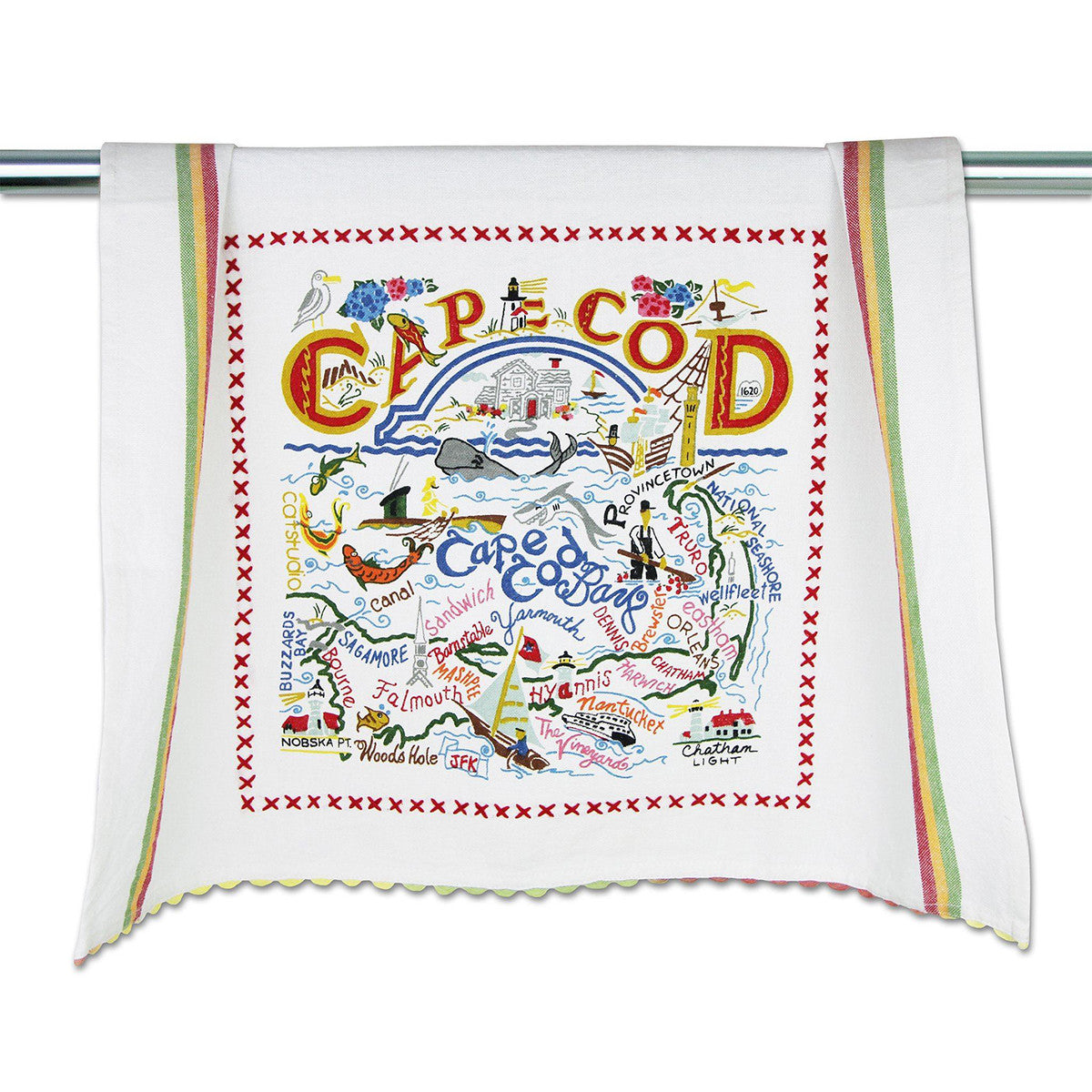 An image of Catstudio Cape Cod Dish Towel