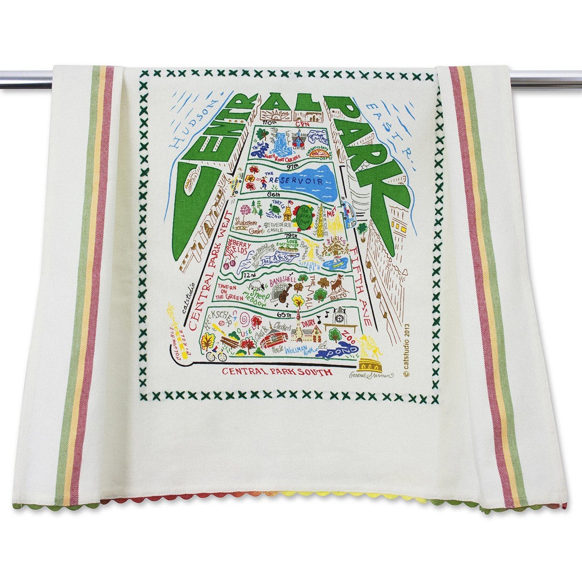 An image of Catstudio Central Park Dish Towel