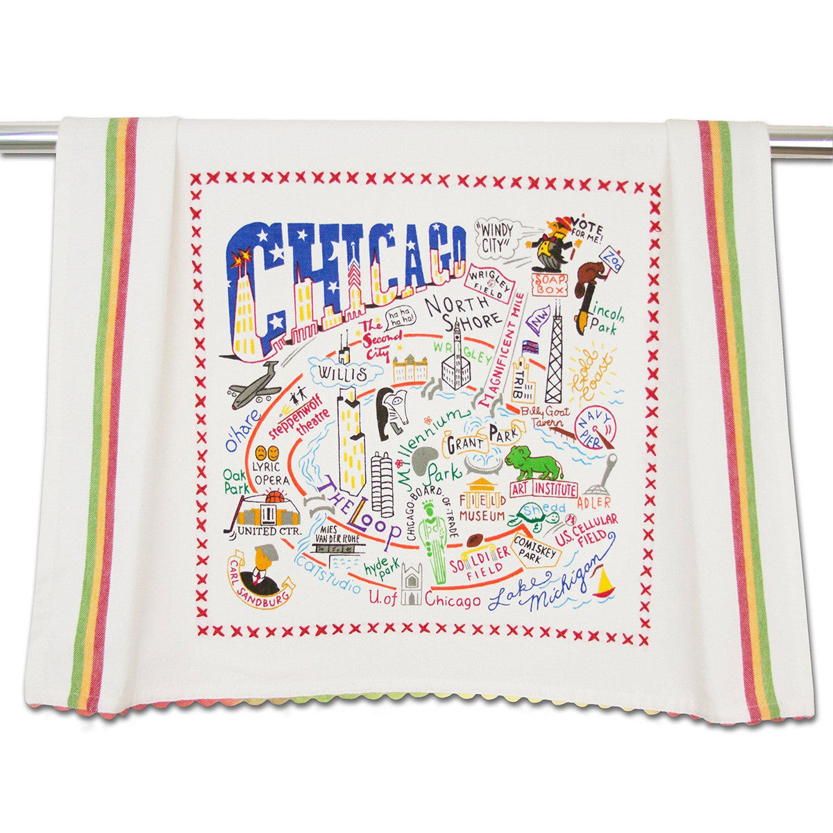 An image of Catstudio Chicago Dish Towel