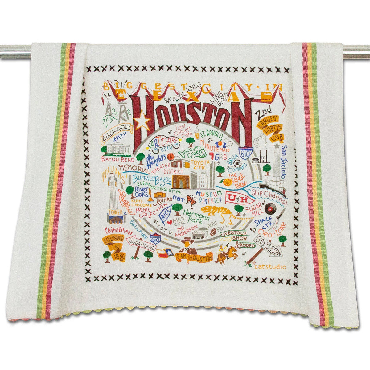 An image of Catstudio Houston Dish Towel