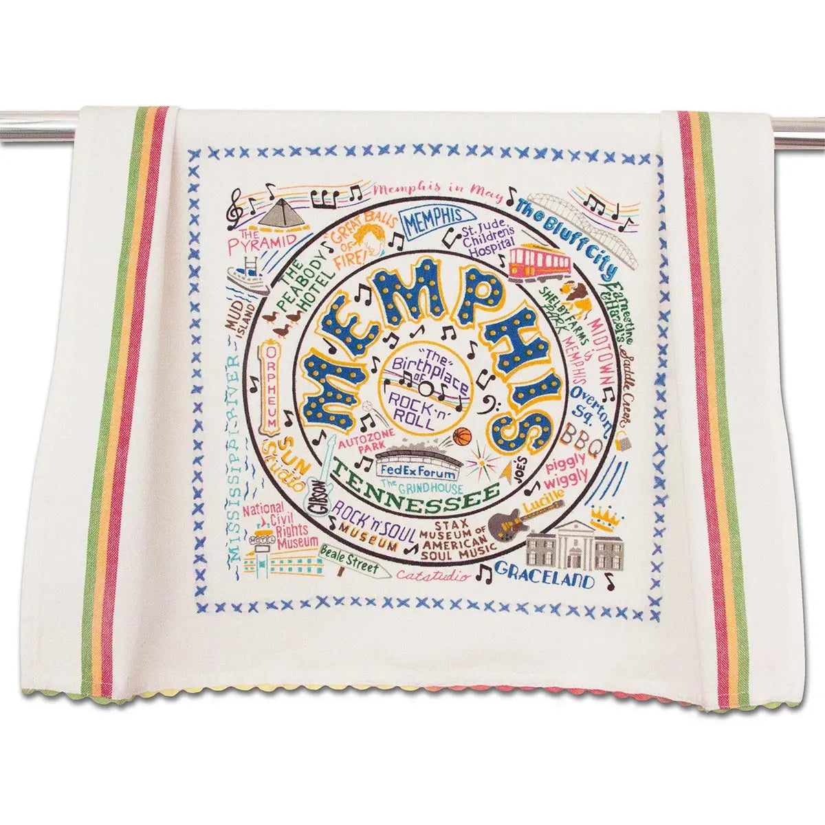 An image of Catstudio Memphis Dish Towel