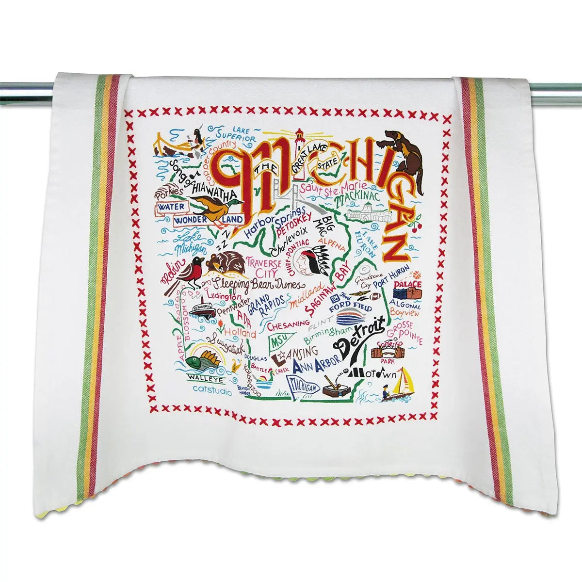 An image of Catstudio Michigan Dish Towel