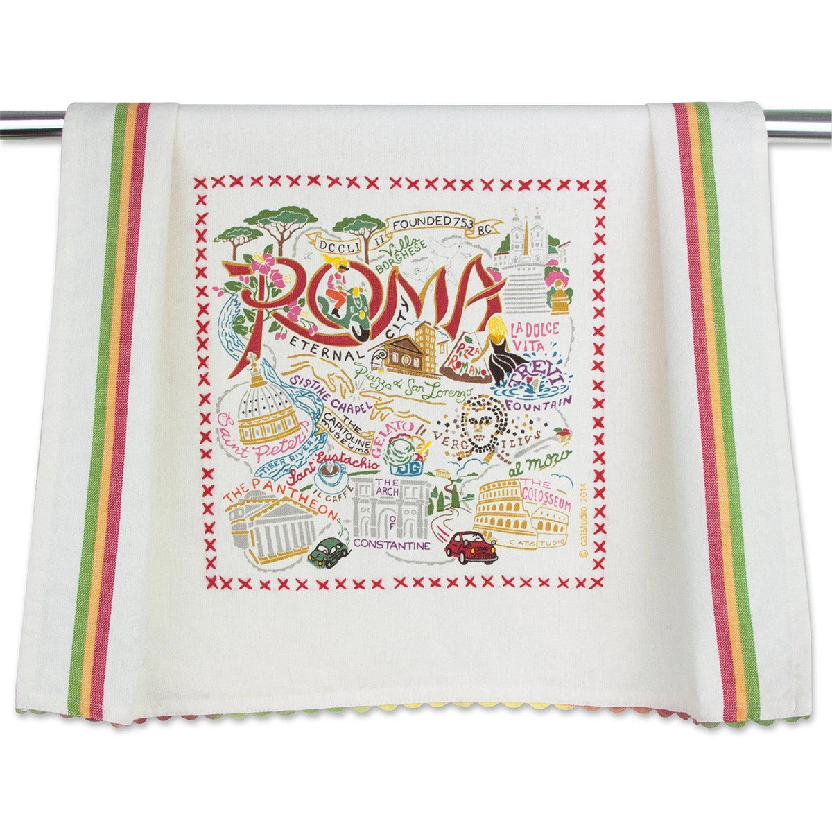 An image of Catstudio Roma Dish Towel