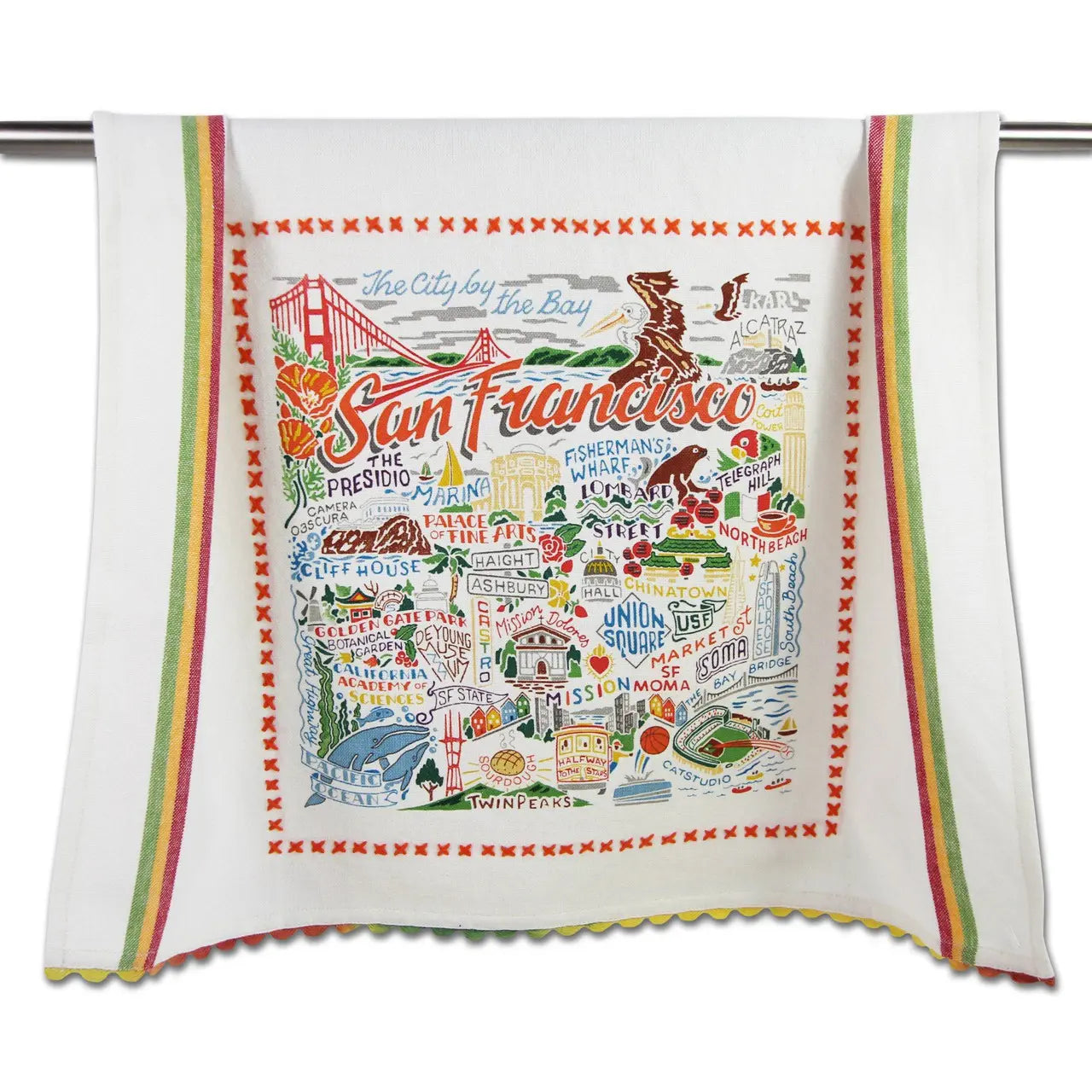 An image of Catstudio San Francisco CITY Dish Towel