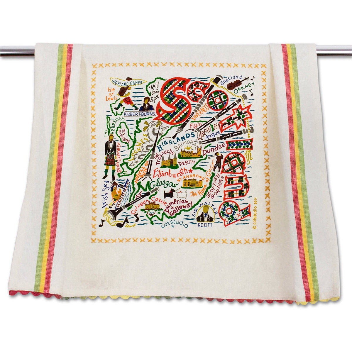 An image of Catstudio Scotland Dish Towel