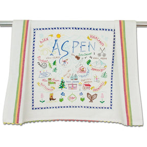 Catstudio Ski Aspen Dish Towel