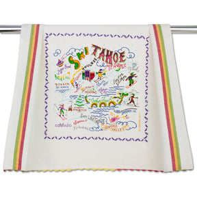 Catstudio Ski Tahoe Dish Towel