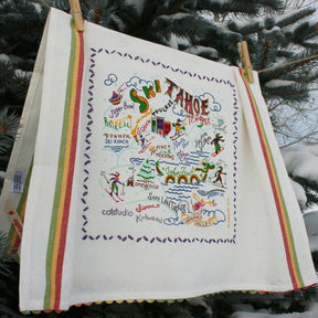 Catstudio Ski Tahoe Dish Towel