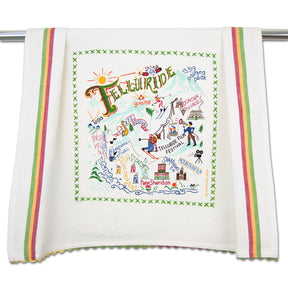 Catstudio Ski Telluride Dish Towel