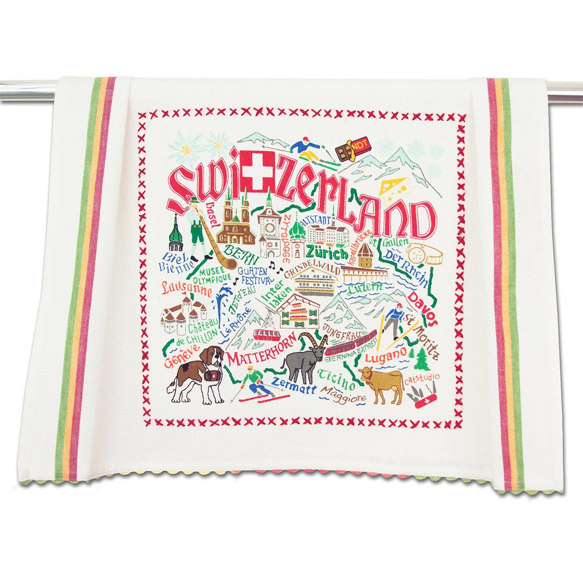 An image of Catstudio Switzerland Dish Towel