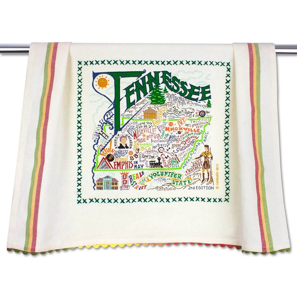 An image of Catstudio Tennessee Dish Towel