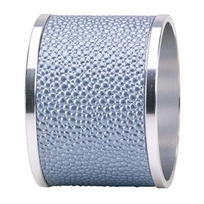 Bodrum Skate Napkin Ring in Ice Blue