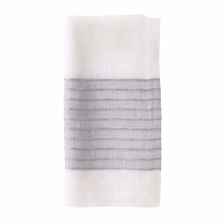 An image of Bodrum Tuxedo Dinner Napkin - Set of 4