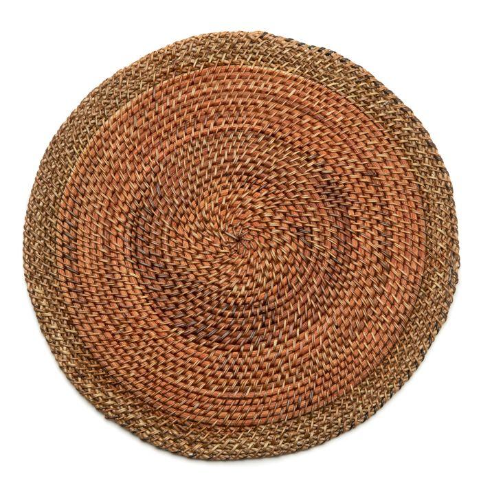 Deborah Rhodes Shaded Rattan Placemat - Set of 4