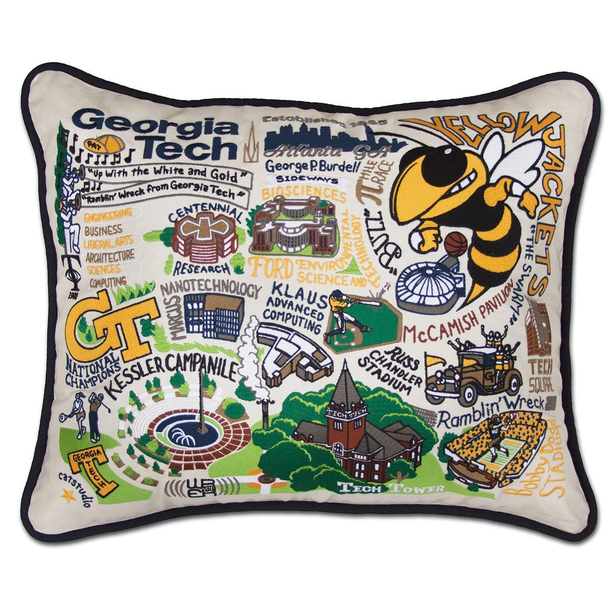 An image of Catstudio Georgia Tech  Pillow