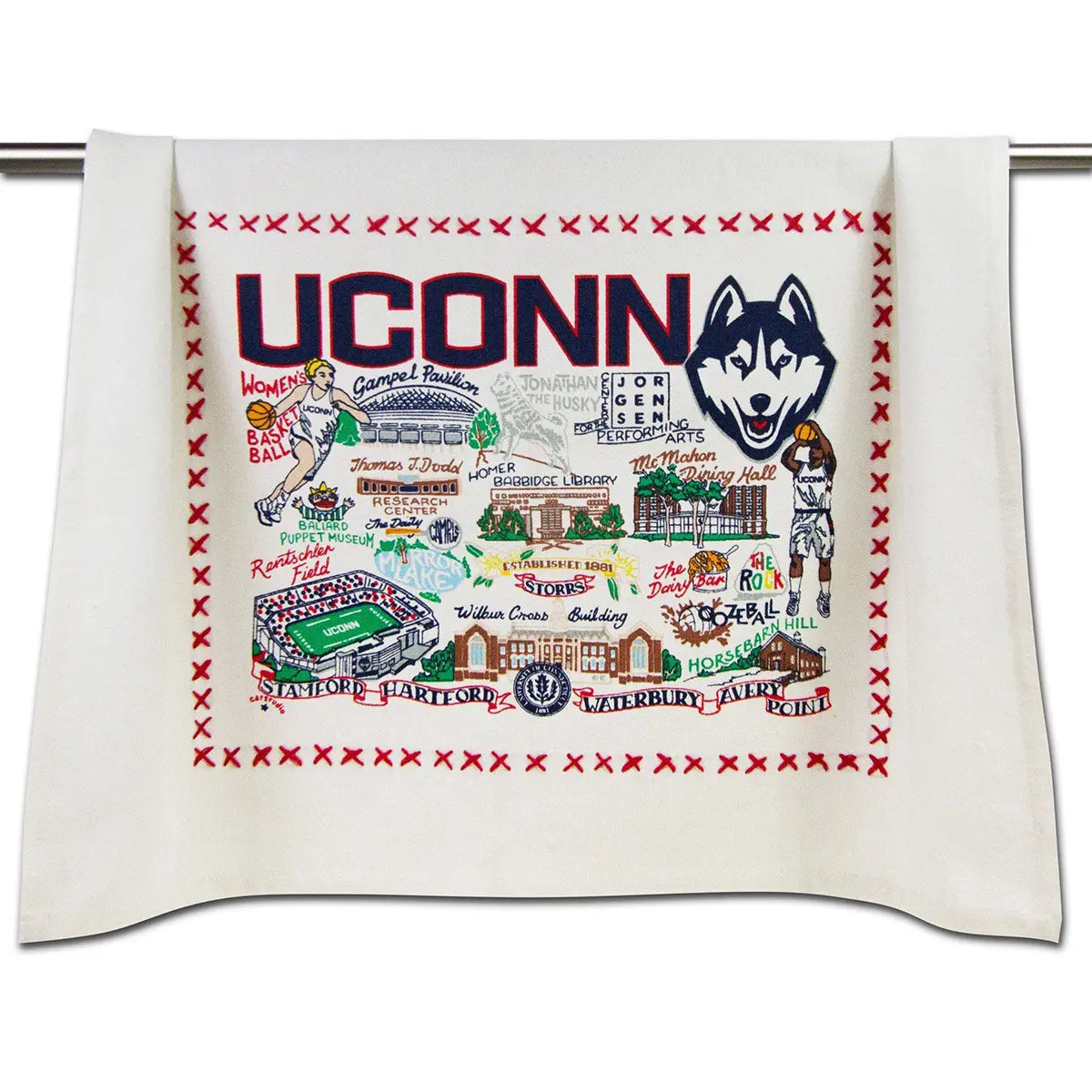 An image of Catstudio UCONN Dish Towel