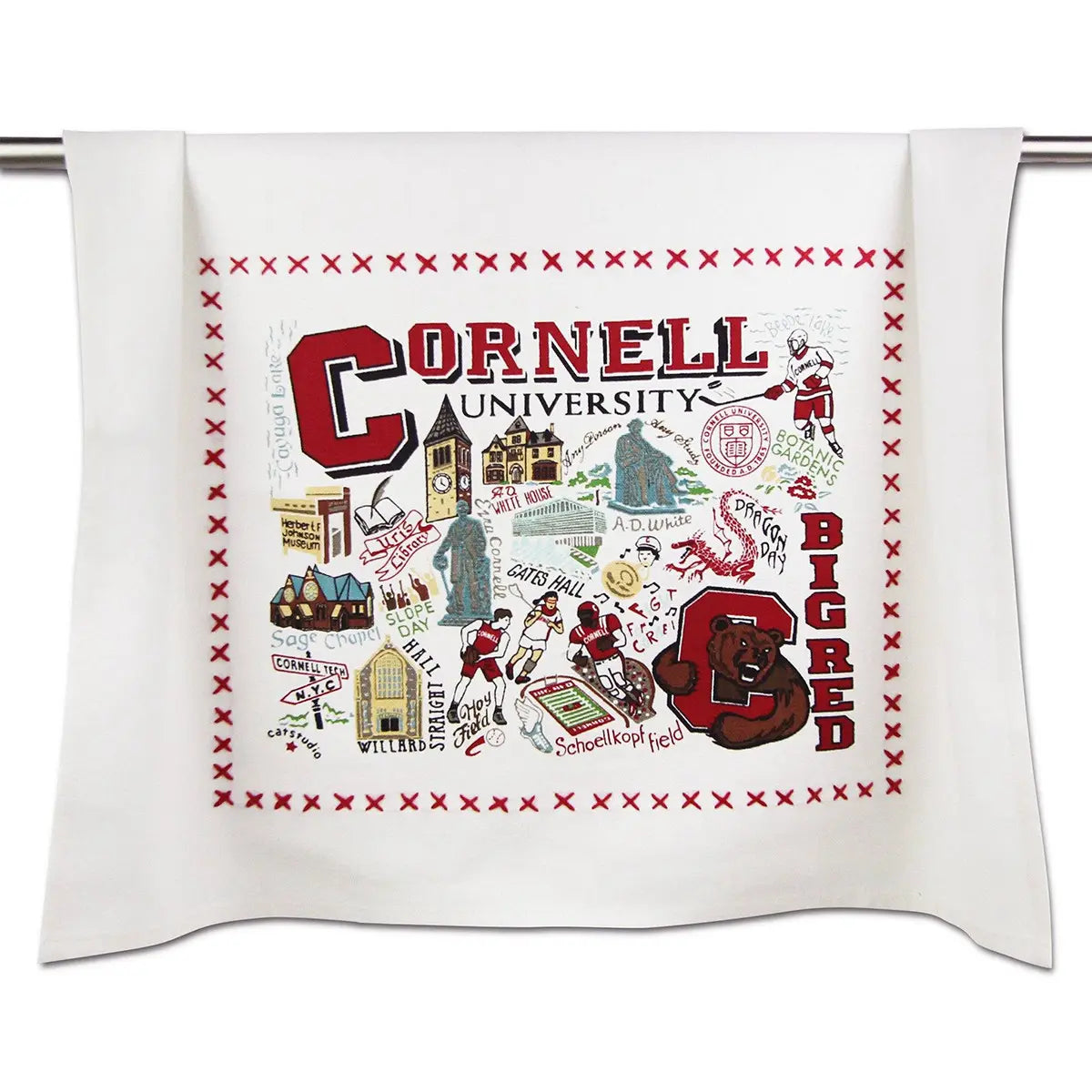 Catstudio Cornell University Dish Towel